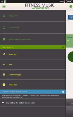 Fitness Music Workout App android App screenshot 1