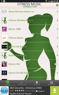 Fitness Music Workout App android App screenshot 3